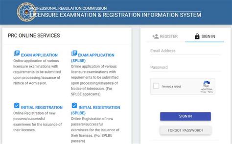 leris prc account|PRC LERIS account login, registration, verification, contact number.
